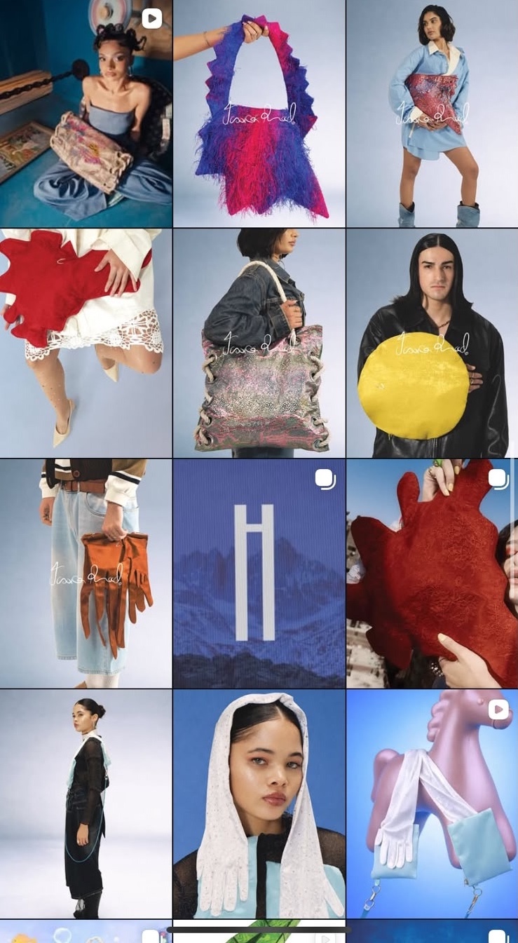 Grid As A World — Social Media Content System